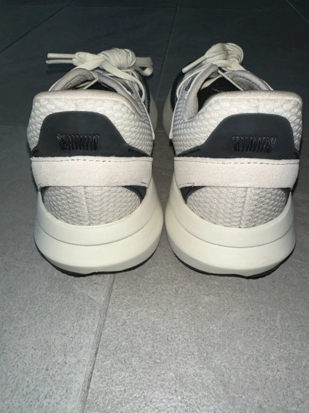 adidas Lightstride Neutral Running Sneakers - Cream, Silver & Black